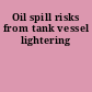 Oil spill risks from tank vessel lightering