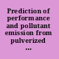 Prediction of performance and pollutant emission from pulverized coal utility boilers