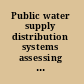 Public water supply distribution systems assessing and reducing risks, first report /