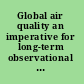 Global air quality an imperative for long-term observational strategies /
