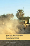 Review of the Department of Defense enchanced particulate matter surveillance program report