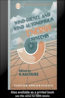 Wind-diesel and wind autonomous energy systems