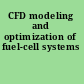 CFD modeling and optimization of fuel-cell systems