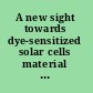 A new sight towards dye-sensitized solar cells material and theoretical /