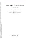 Electricity in economic growth a report /