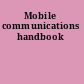 Mobile communications handbook