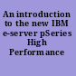 An introduction to the new IBM e-server pSeries High Performance Switch