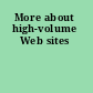More about high-volume Web sites