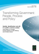 Identity, identification and eID in a public e-service context /