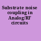 Substrate noise coupling in Analog/RF circuits