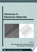 Advances in electronic materials : special topic volume with invited papers only /