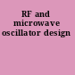 RF and microwave oscillator design