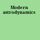 Modern astrodynamics