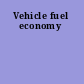 Vehicle fuel economy