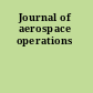 Journal of aerospace operations