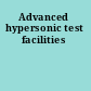 Advanced hypersonic test facilities