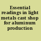 Essential readings in light metals cast shop for aluminum production /