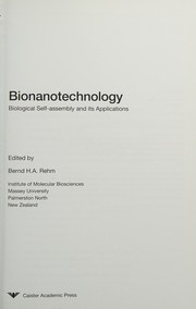 Bionanotechnology : biological self-assembly and its applications /