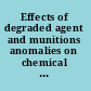 Effects of degraded agent and munitions anomalies on chemical stockpile disposal operations