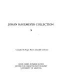 Johan Hagemeyer Collection /