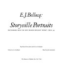 E.J. Bellocq : Storyville portraits : photographs from the New Orleans red-light district, circa 1912 /