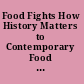 Food Fights How History Matters to Contemporary Food Debates /