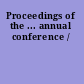 Proceedings of the ... annual conference /