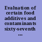 Evaluation of certain food additives and contaminants sixty-seventh report of the Joint FAO/WHO Expert Committee on Food Additives.