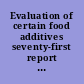 Evaluation of certain food additives seventy-first report of the Joint FAO/WHO Expert Committee on Food Additives.