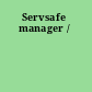 Servsafe manager /