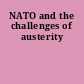 NATO and the challenges of austerity