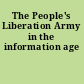 The People's Liberation Army in the information age