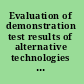 Evaluation of demonstration test results of alternative technologies for demilitarization of assembled chemical weapons a supplemental review /