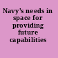 Navy's needs in space for providing future capabilities