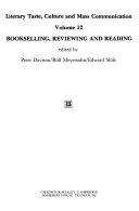 Bookselling, reviewing, and reading /