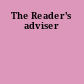 The Reader's adviser