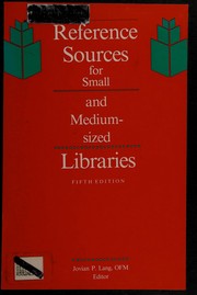 Reference sources for small and medium-sized libraries /