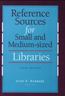 Reference sources for small and medium-sized libraries /