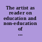 The artist as reader on education and non-education of early modern artists /