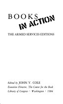 Books in action : the armed services editions /