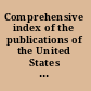 Comprehensive index of the publications of the United States Government, 1889-93