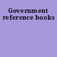 Government reference books