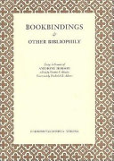 Bookbindings & other bibliophily : essays in honour of Anthony Hobson /