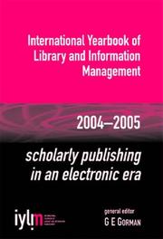 Scholarly publishing in an electronic era /