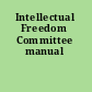 Intellectual Freedom Committee manual