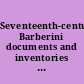 Seventeenth-century Barberini documents and inventories of art /