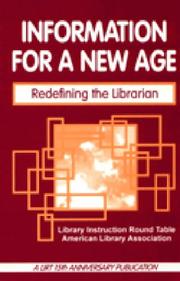 Information for a new age : redefining the librarian /