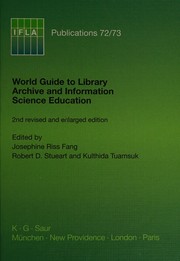 World guide to library, archive, and information science education /