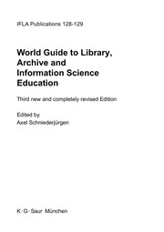 World guide to library, archive and information science education /