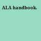 ALA handbook.